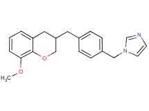 1-{4-[(8-methoxy-3,4-dihydro-2H-chromen-3-yl)methyl]benzyl}-1H-imidazole