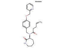 N-[(3S)-2-oxo-3-azepanyl]-N-[4-(2-pyridinylmethoxy)benzyl]-4-pentenamide