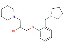 1-piperidin-1-yl-3-[2-(pyrrolidin-1-ylmethyl)phenoxy]propan-2-ol