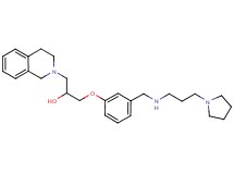 1-(3,4-dihydro-2(1H)-isoquinolinyl)-3-[3-({[3-(1-pyrrolidinyl)propyl]amino}methyl)phenoxy]-2-propanol