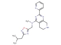 N-[(3-isobutyl-1,2,4-oxadiazol-5-yl)methyl]-N-methyl-2-pyridin-2-yl-5,6,7,8-tetrahydropyrido[3,4-d]pyrimidin-4-amine