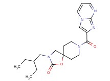 3-(2-ethylbutyl)-8-(imidazo[1,2-a]pyrimidin-2-ylcarbonyl)-1-oxa-3,8-diazaspiro[4.5]decan-2-one