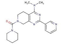 N,N-dimethyl-7-(piperidin-1-ylcarbonyl)-2-pyridin-3-yl-5,6,7,8-tetrahydropyrido[3,4-d]pyrimidin-4-amine