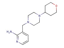 3-{[4-(tetrahydro-2H-pyran-4-yl)piperazin-1-yl]methyl}pyridin-2-amine