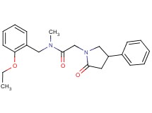 N-(2-ethoxybenzyl)-N-methyl-2-(2-oxo-4-phenylpyrrolidin-1-yl)acetamide