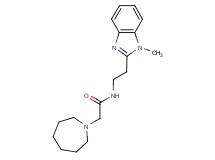 2-azepan-1-yl-N-[2-(1-methyl-1H-benzimidazol-2-yl)ethyl]acetamide