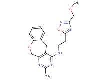 N-{2-[3-(methoxymethyl)-1,2,4-oxadiazol-5-yl]ethyl}-2-methyl-5,11-dihydro[1]benzoxepino[3,4-d]pyrimidin-4-amine