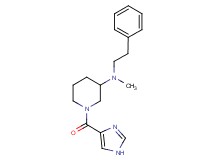 1-(1H-imidazol-4-ylcarbonyl)-N-methyl-N-(2-phenylethyl)-3-piperidinamine