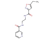 N-(2-{[(5-ethylisoxazol-3-yl)carbonyl]amino}ethyl)nicotinamide