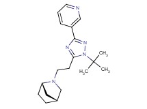 (1S*,4R*)-2-[2-(1-tert-butyl-3-pyridin-3-yl-1H-1,2,4-triazol-5-yl)ethyl]-2-azabicyclo[2.2.1]heptane
