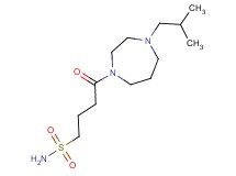 4-(4-isobutyl-1,4-diazepan-1-yl)-4-oxobutane-1-sulfonamide