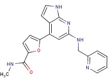 N-methyl-5-{6-[(pyridin-2-ylmethyl)amino]-1H-pyrrolo[2,3-b]pyridin-4-yl}-2-furamide