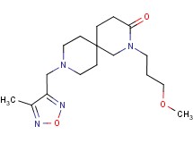 2-(3-methoxypropyl)-9-[(4-methyl-1,2,5-oxadiazol-3-yl)methyl]-2,9-diazaspiro[5.5]undecan-3-one