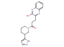 3-{3-oxo-3-[3-(1H-pyrazol-5-yl)piperidin-1-yl]propyl}quinoxalin-2-ol