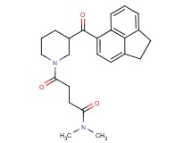 4-[3-(1,2-dihydro-5-acenaphthylenylcarbonyl)-1-piperidinyl]-N,N-dimethyl-4-oxobutanamide