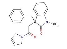 3-benzyl-3-[2-(2,5-dihydro-1H-pyrrol-1-yl)-2-oxoethyl]-1-methyl-1,3-dihydro-2H-indol-2-one