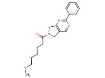 6-(6-methoxyhexanoyl)-2-phenyl-6,7-dihydro-5H-pyrrolo[3,4-d]pyrimidine