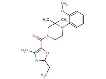 4-[(2-ethyl-4-methyl-1,3-oxazol-5-yl)carbonyl]-1-(2-methoxyphenyl)-2,2-dimethylpiperazine