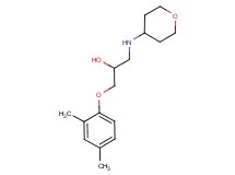 1-(2,4-dimethylphenoxy)-3-(tetrahydro-2H-pyran-4-ylamino)-2-propanol