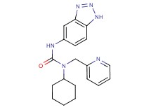 N'-1H-1,2,3-benzotriazol-5-yl-N-cyclohexyl-N-(pyridin-2-ylmethyl)urea