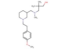 3-[({1-[2-(4-methoxyphenyl)ethyl]-3-piperidinyl}methyl)(methyl)amino]-2,2-dimethyl-1-propanol