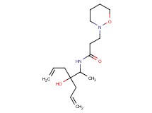 N-(2-allyl-2-hydroxy-1-methylpent-4-en-1-yl)-3-(1,2-oxazinan-2-yl)propanamide