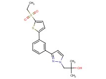 1-(3-{3-[5-(ethylsulfonyl)-2-thienyl]phenyl}-1H-pyrazol-1-yl)-2-methyl-2-propanol