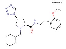(4S)-1-(cyclohexylmethyl)-N-[2-(2-methoxyphenyl)ethyl]-4-(1H-tetrazol-1-yl)-L-prolinamide
