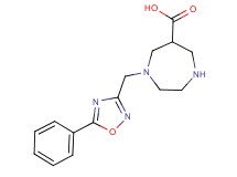 1-[(5-phenyl-1,2,4-oxadiazol-3-yl)methyl]-1,4-diazepane-6-carboxylic acid