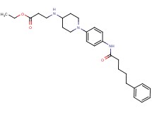 ethyl N-(1-{4-[(5-phenylpentanoyl)amino]phenyl}-4-piperidinyl)-beta-alaninate