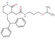 2-[1-(2,2-diphenylethyl)-3-oxo-2-piperazinyl]-N-(3-isopropoxypropyl)acetamide