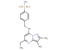 4-{[(5-ethyl-2,3-dimethylpyrazolo[1,5-a]pyrimidin-7-yl)amino]methyl}benzenesulfonamide