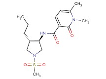 1,6-dimethyl-N-[(3R*,4S*)-1-(methylsulfonyl)-4-propyl-3-pyrrolidinyl]-2-oxo-1,2-dihydro-3-pyridinecarboxamide