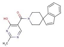 2-methyl-5-(1'H-spiro[indene-1,4'-piperidin]-1'-ylcarbonyl)pyrimidin-4-ol
