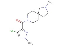 8-[(4-chloro-1-methyl-1H-pyrazol-3-yl)carbonyl]-2-methyl-2,8-diazaspiro[4.5]decane