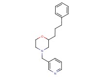 2-(3-phenylpropyl)-4-(3-pyridinylmethyl)morpholine