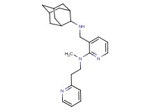 3-[(2-adamantylamino)methyl]-N-methyl-N-[2-(2-pyridinyl)ethyl]-2-pyridinamine