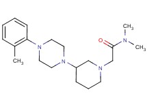 N,N-dimethyl-2-{3-[4-(2-methylphenyl)-1-piperazinyl]-1-piperidinyl}acetamide dihydrochloride