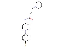 N-[1-(4-fluorophenyl)-4-piperidinyl]-4-(1-piperidinyl)butanamide