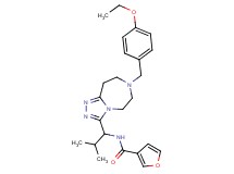 N-{1-[7-(4-ethoxybenzyl)-6,7,8,9-tetrahydro-5H-[1,2,4]triazolo[4,3-d][1,4]diazepin-3-yl]-2-methylpropyl}-3-furamide