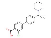 3-chloro-4'-(1-piperidin-1-ylethyl)biphenyl-4-carboxylic acid