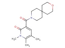 1,5,6-trimethyl-3-(3-oxa-9-azaspiro[5.5]undec-9-ylcarbonyl)pyridin-2(1H)-one