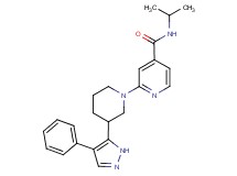 N-isopropyl-2-[3-(4-phenyl-1H-pyrazol-5-yl)piperidin-1-yl]isonicotinamide