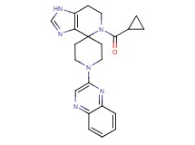 5-(cyclopropylcarbonyl)-1'-quinoxalin-2-yl-1,5,6,7-tetrahydrospiro[imidazo[4,5-c]pyridine-4,4'-piperidine]