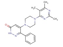 6-phenyl-5-[4-(2,5,6-trimethylpyrimidin-4-yl)piperazin-1-yl]pyridazin-3(2H)-one
