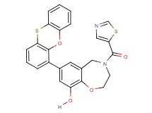 7-(4-phenoxathiinyl)-4-(1,3-thiazol-5-ylcarbonyl)-2,3,4,5-tetrahydro-1,4-benzoxazepin-9-ol