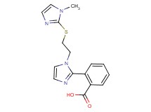 2-(1-{2-[(1-methyl-1H-imidazol-2-yl)thio]ethyl}-1H-imidazol-2-yl)benzoic acid