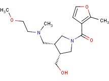 [(3R*,4R*)-4-{[(2-methoxyethyl)(methyl)amino]methyl}-1-(2-methyl-3-furoyl)pyrrolidin-3-yl]methanol