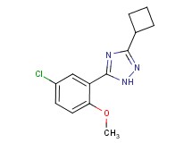 5-(5-chloro-2-methoxyphenyl)-3-cyclobutyl-1H-1,2,4-triazole