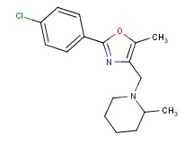 1-{[2-(4-chlorophenyl)-5-methyl-1,3-oxazol-4-yl]methyl}-2-methylpiperidine